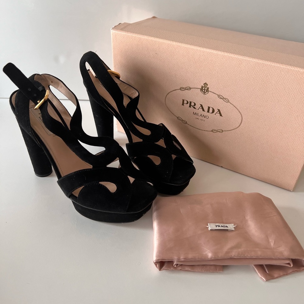 ❌SOLD❌Prada Platform Heels 6.5 / 36 1/2